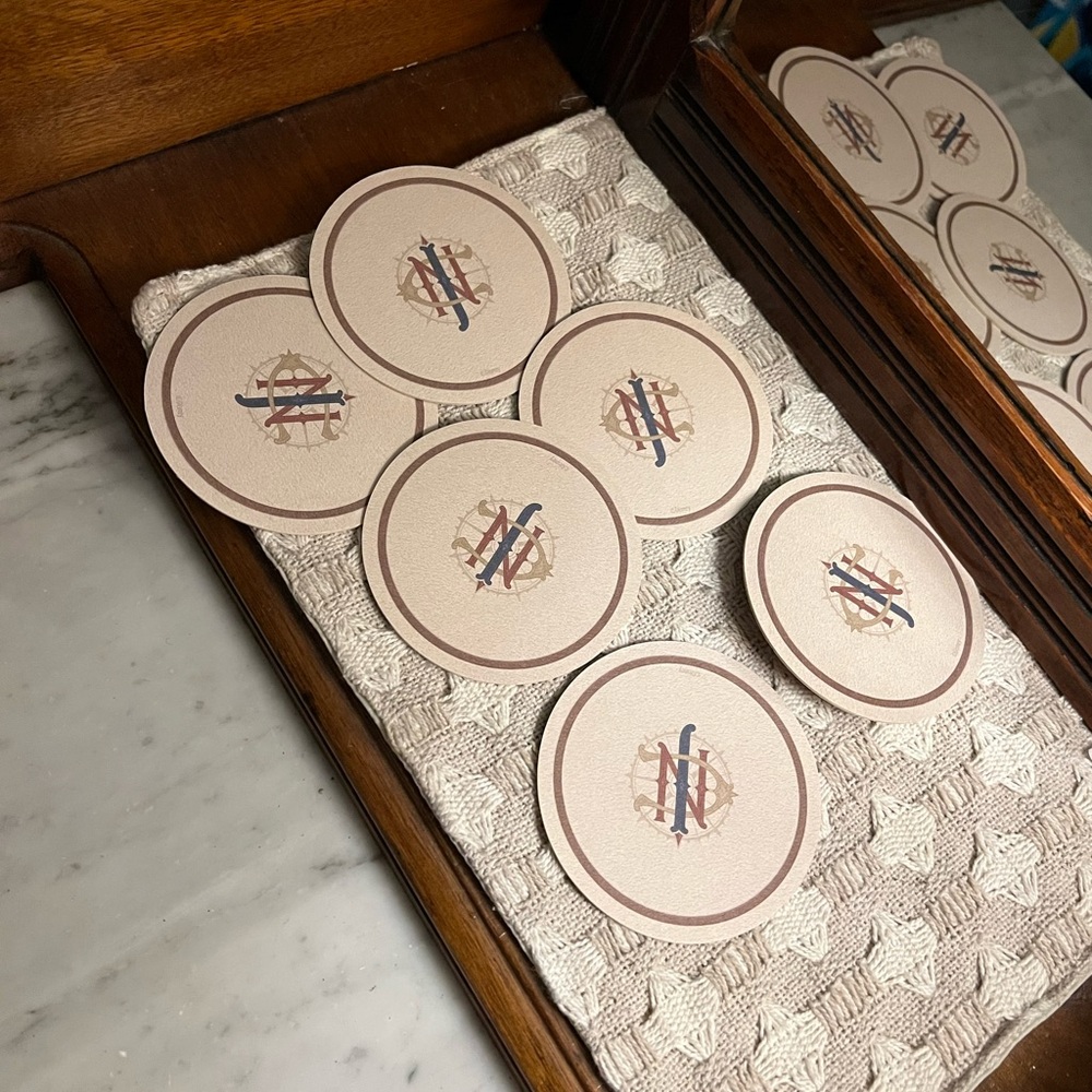 DISNEY Enchanted Rose, Topolino's Terrace, and Skipper Canteen Coasters *UNUSED* - Picture 8 of 8